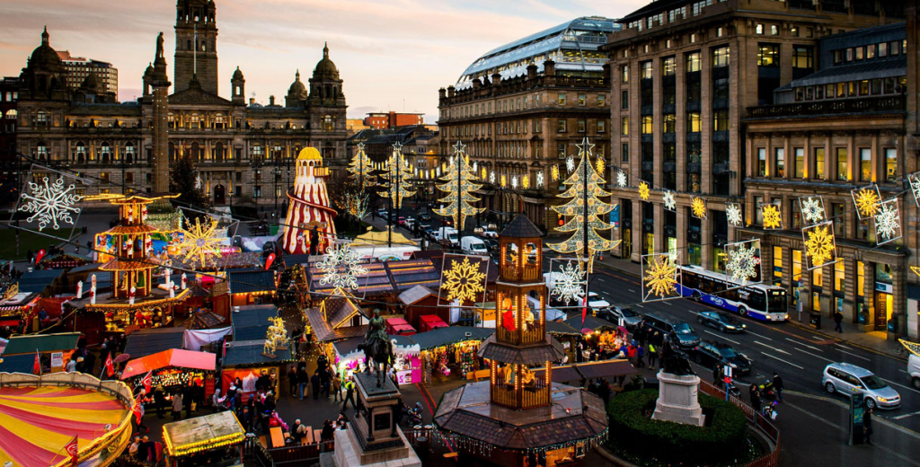George Square Glasgow Christmas Market 2019