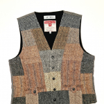 Upcycled Harris Tweed Patchwork Waistcoat (HTMWPM3)