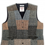 Upcycled Harris Tweed Patchwork Waistcoat (HTMWP4XL2)