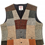 Upcycled Harris Tweed Patchwork Waistcoat (HTMWP4XL5)