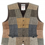 Upcycled Harris Tweed Patchwork Waistcoat (HTMWP5XL1)