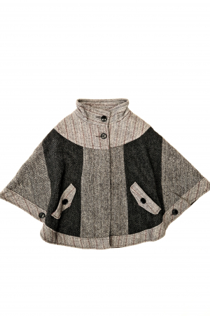 Upcycled Harris Tweed Cape (HTWCXS8)