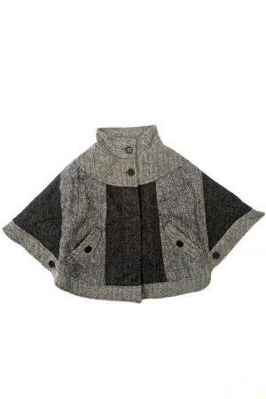Upcycled Harris Tweed Cape (HTWC2XS3)