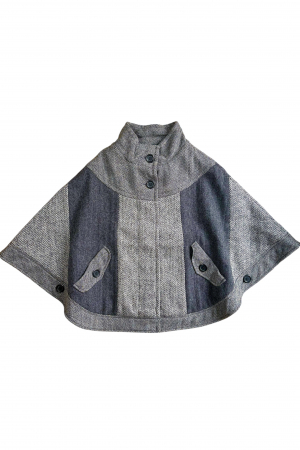 Upcycled Harris Tweed Cape (HTWC2XS2)