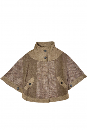 Upcycled Harris Tweed Cape (HTWCM2)