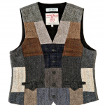Upcycled Harris Tweed Patchwork Waistcoat (HTMWPS1)