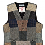 Upcycled Harris Tweed Patchwork Waistcoat (HTMWPL5)