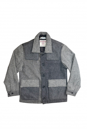 Upcycled Harris Tweed Patch Pocket Jacket (HTMJPPS1)