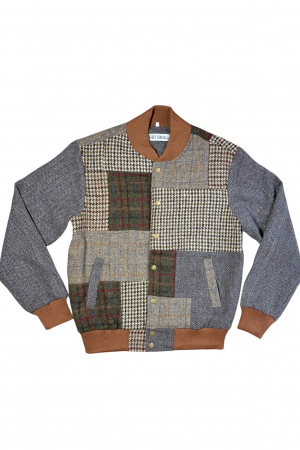 Upcycled Harris Tweed Bomber Jacket (HTMJBM2)