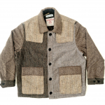 Upcycled Harris Tweed Patch Pocket Jacket (HTMJPP4XL1)