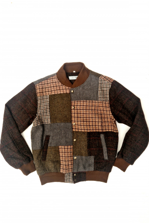 Upcycled Harris Tweed Bomber Jacket (HTMJBL2)