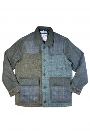 Upcycled Harris Tweed Patch Pocket Jacket (HTMJPPL1)