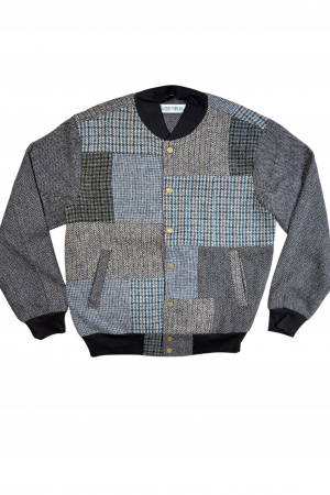 Upcycled Harris Tweed Bomber Jacket (HTMJBL2)
