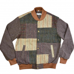 Upcycled Harris Tweed Bomber Jacket (HTMJBXL1)