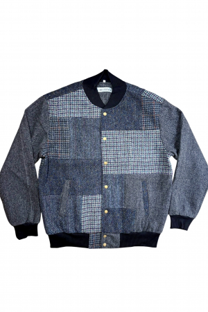 Upcycled Harris Tweed Bomber Jacket (HTMJB4XL1)