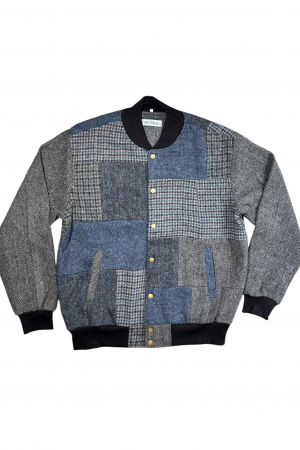 Upcycled Harris Tweed Bomber Jacket (HTMJB4XL2)