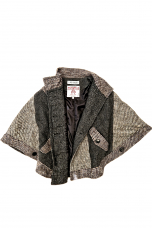 Upcycled Harris Tweed Cape (HTWCS6)