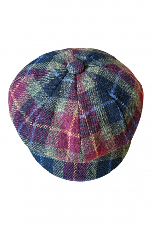 Harris Tweed One Size Ladies Maroon Hat