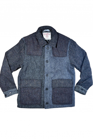 Upcycled Harris Tweed Patch Pocket Jacket (HTMJPPXL3)