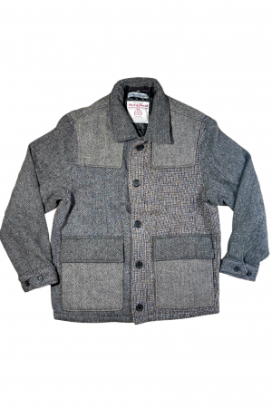 Upcycled Harris Tweed Patch Pocket Jacket (HTMJPPXL4)