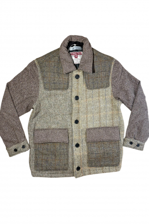 Upcycled Harris Tweed Patch Pocket Jacket (HTMJPPL4)