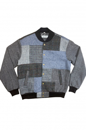 Upcycled Harris Tweed Bomber Jacket (HTMJB2XL1)