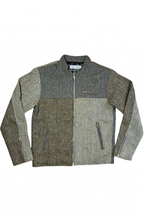 Upcycled Harris Tweed Rider Jacket (HTMJRM1)