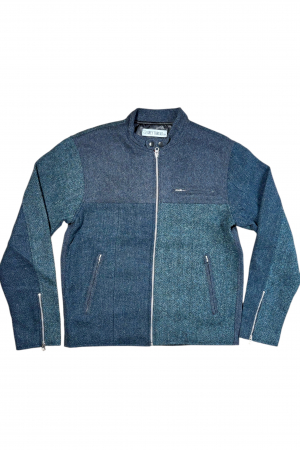 Upcycled Harris Tweed Rider Jacket (HTMJRM2)