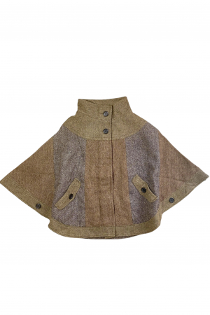 Upcycled Harris Tweed Cape (HTWCM4)